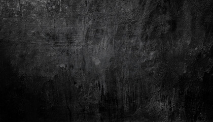 Obraz premium Abstract black dirty painted canvas texture background design