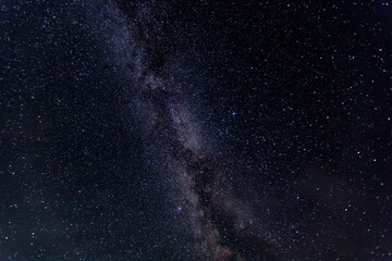 night starscape in the countryside