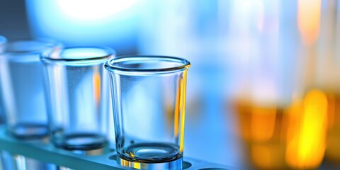 Close-Up of Hydrolysis Equipment Components on Laboratory Bench