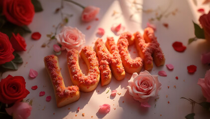 Concept alimentaire texte Lunch