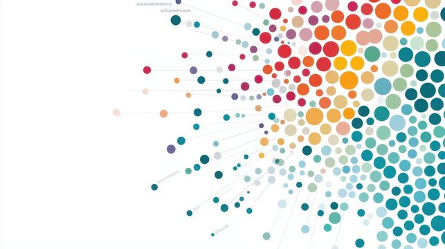 Corporate Report Cover with Scatter Plot Analysis of Governance Metrics