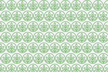 Leaf Pattern simple and minimalist style