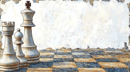A chess player strategizing moves, reflecting growth in critical thinking and problem-solving