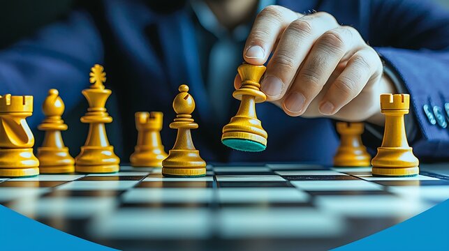 A chess player strategizing moves, reflecting growth in critical thinking and problem-solving