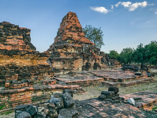 Ruins of Wat Phra Phai Luang temple in Sukhothai, Thailand