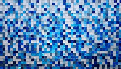 Fototapeta premium blue mosaic background