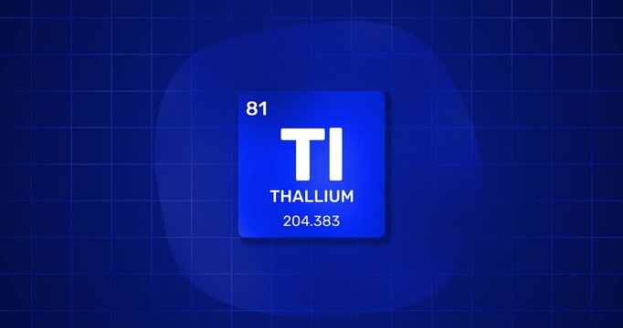 Thallium chemical element Periodic Table