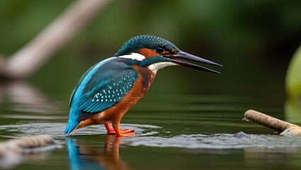 Obraz premium a beautiful Kingfisher