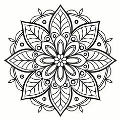 abstract floral ornament