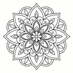 abstract floral ornament