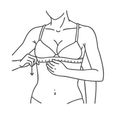 illustration of a person in a swimsuit