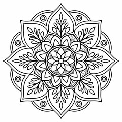 abstract floral ornament