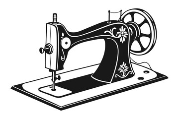 Sewing machine vector illustration 