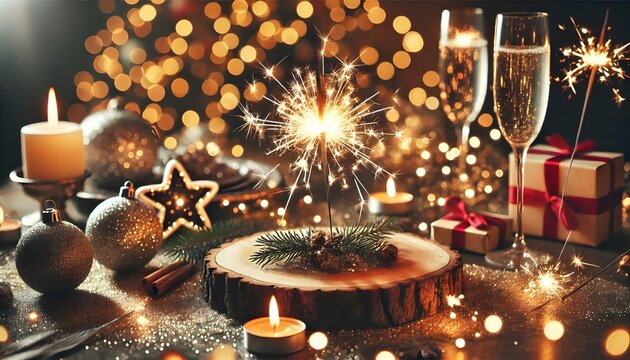 New Year's Eve Sparkler Celebration