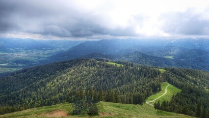 Schöne Berg-Aussicht