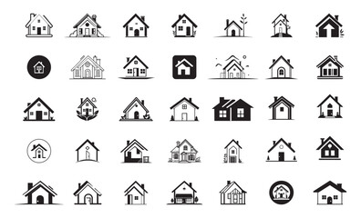 Real State Logo or Home, house icon use to Websites, Apps, Industrist for Print or Electrit Media