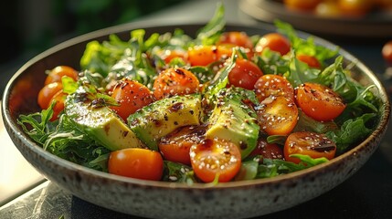 Avocado and Tomato Salad Photo