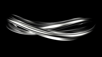 Obraz premium Abstract 3D Silver Wave Background
