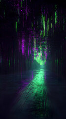 Abstract 3D Tunnel Background