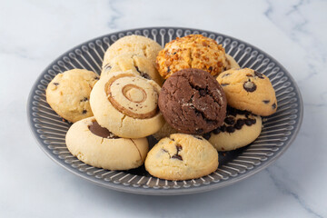 Turkish homemade sweet and savory cookies - tatli tuzlu kurabiye - kuru pasta