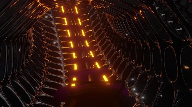 Space Roller Coaster Background and Loop
