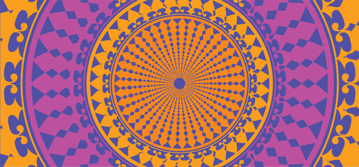 background with circles mandala 