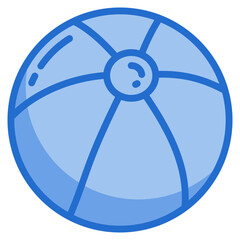 Obraz premium Beach Ball Icon For Design Element