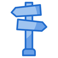 Road Sign Icon For Design Element