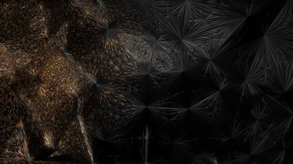 Abstract Gold Geometry Background Loop