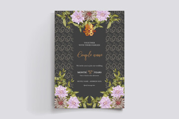 floral bridal shower invitation templates