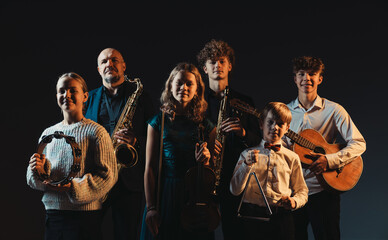 Musical Ensemble United in Harmony and Expression