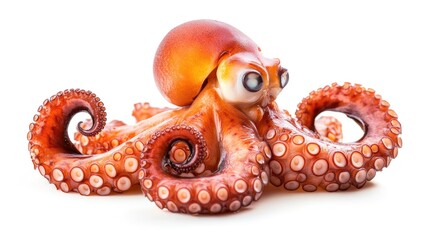 Obraz premium Exquisite Gourmet Octopus Culinary Delight Fresh Seafood Presentation