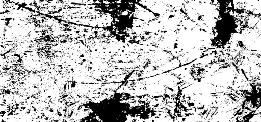 Grunge abstract seamless pattern black and white backdrop background. Vintage style scratches wall dirt overlay or screen effect used for grunge background. Distressed grunge texture seamless pattern 