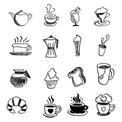 Modern food and drink sheet icon Logo Design