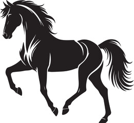 Horse vector silhouette