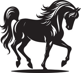 Horse vector silhouette