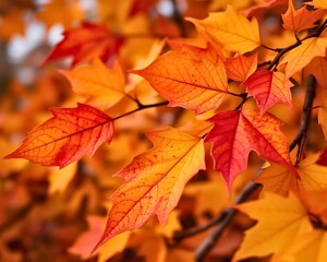 Obraz premium Autumn leaves