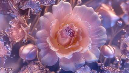 Large flower with a bronze hue