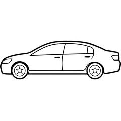 car isolated on white