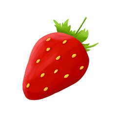 strawberry isolated on white