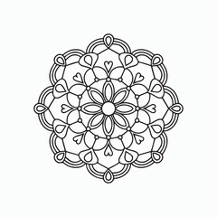 abstract floral design