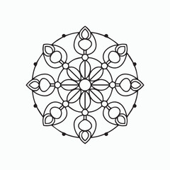 abstract floral ornament