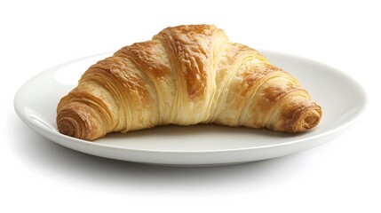 Baking fresh croissant bakery kitchen food photography bright environment top view culinary delight