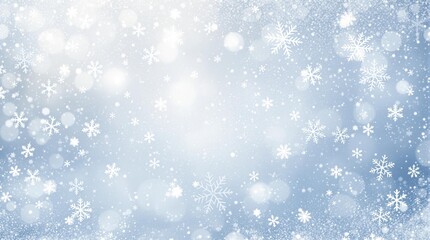 Fototapeta premium Frosty snowflake background with icy texture for holiday branding, winter-themed cards, eco-friendly promotional materials, and festive seasonal designs