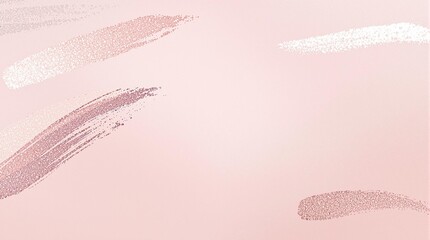 Rose gold metallic brushstroke background with blush pink tones for luxury branding, beauty products, wedding invitations, and elegant digital designs