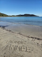 Bonne Année, dans le sable