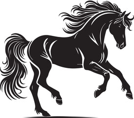 Horse vector silhouette