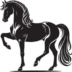 Horse vector silhouette
