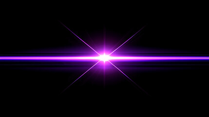 Vibrant purple light burst with radiant beams