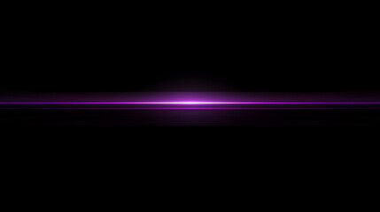Futuristic purple light beam on a dark background